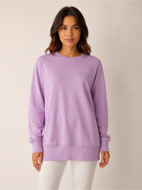 Habitual Tops - Habitual Girl Lavender Tunic Sweatshirt Dress Size 12